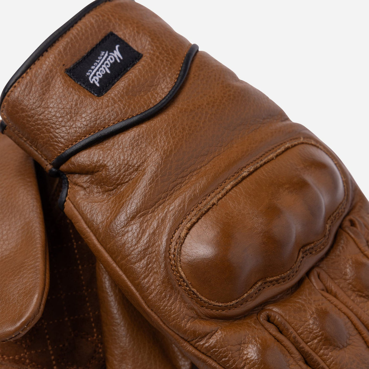 MacLeod Motor Rebel Brown Motorcycle Gloves - Swagger & Jacks Ltd