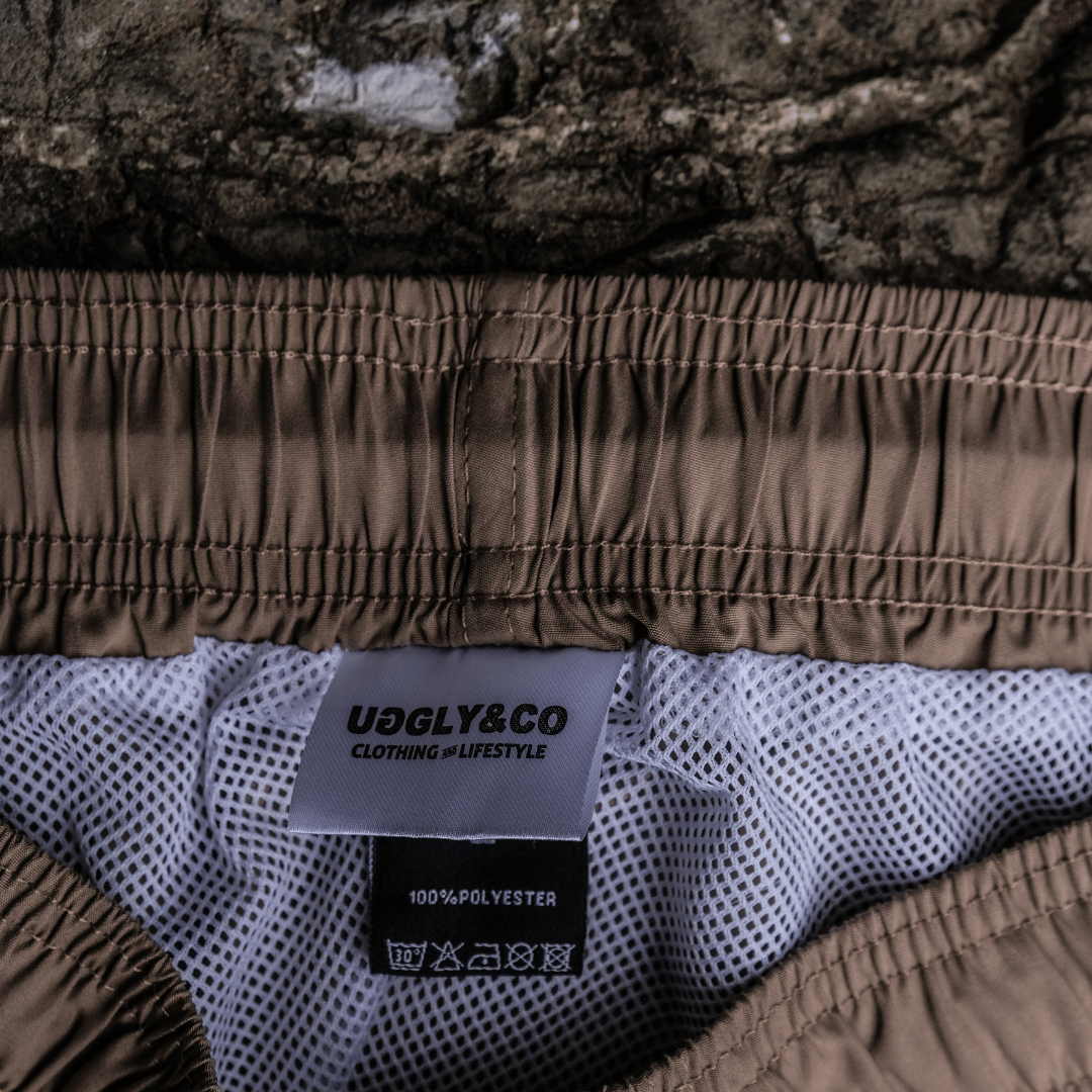 Uggly & Co Beige Diamond Swim Shorts