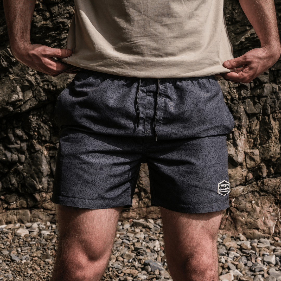 Uggly & Co Black Diamond Swim Shorts