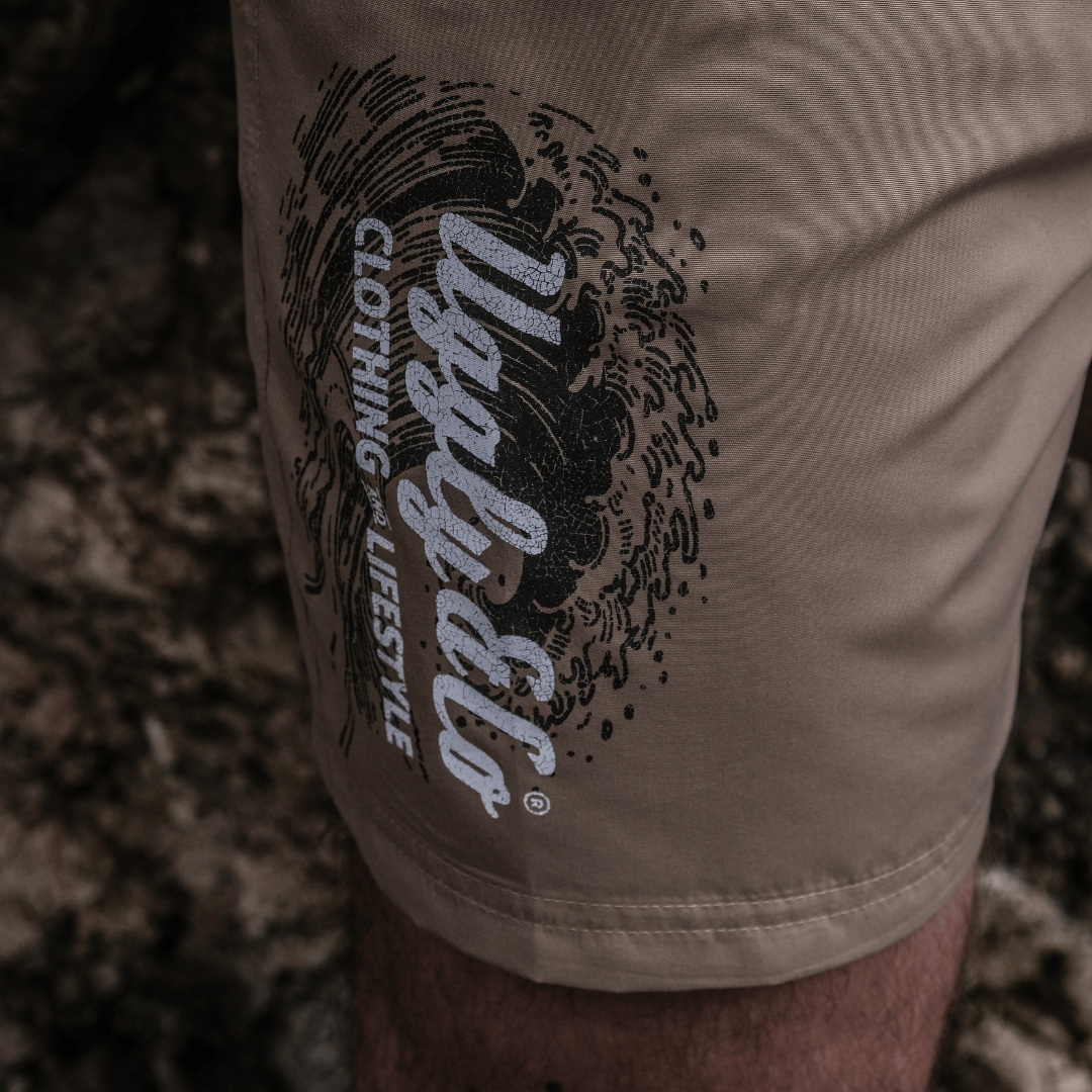 Uggly & Co Beige Diamond Swim Shorts