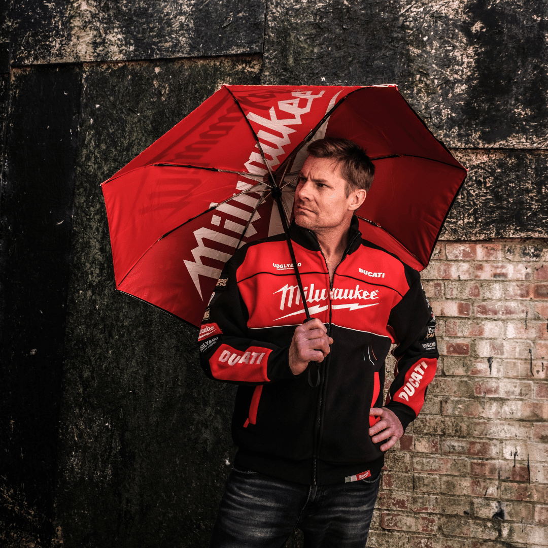 Milwaukee Tools x Ducati Umbrella - Swagger & Jacks Ltd