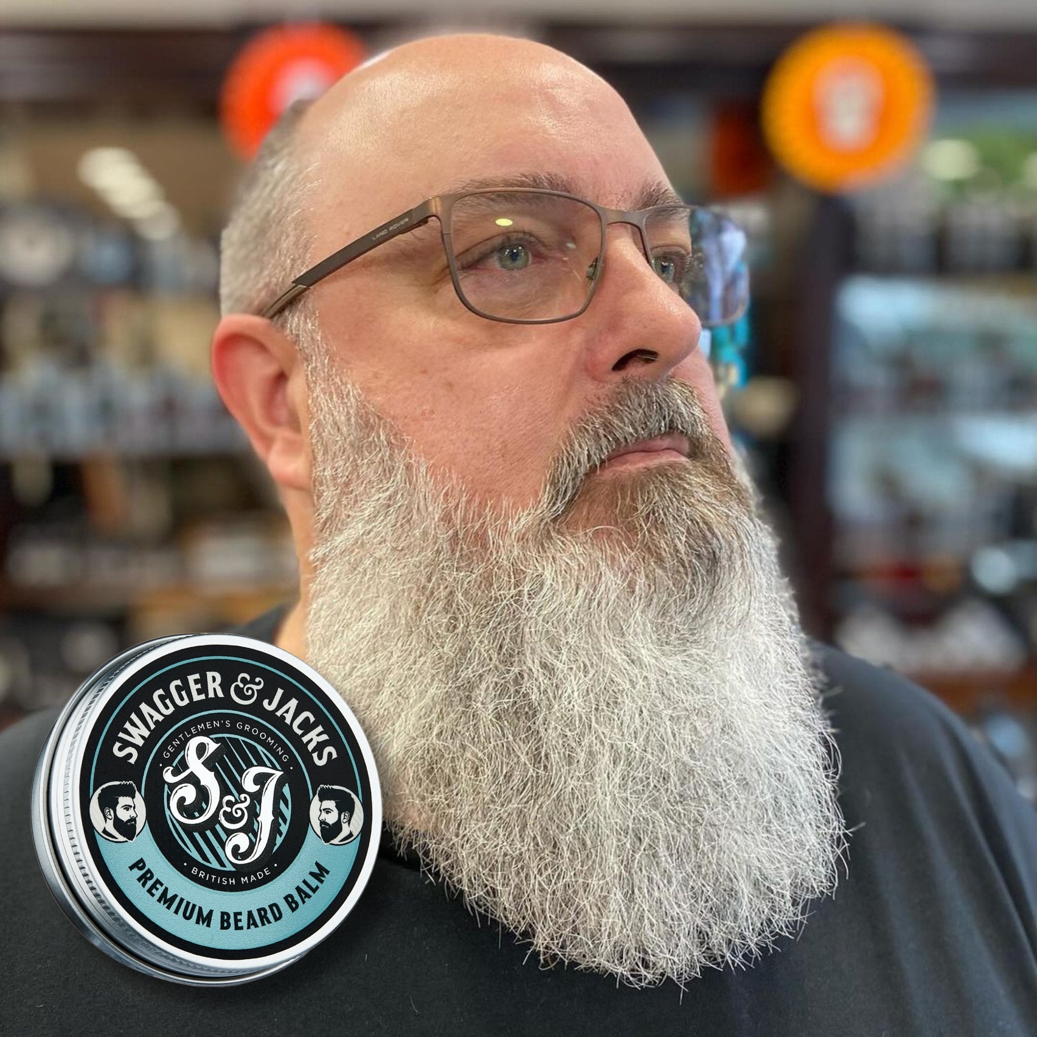 Swagger & Jacks Premium Beard Balm – 100% natural beard styling balm with Babassu & Jojoba Oils