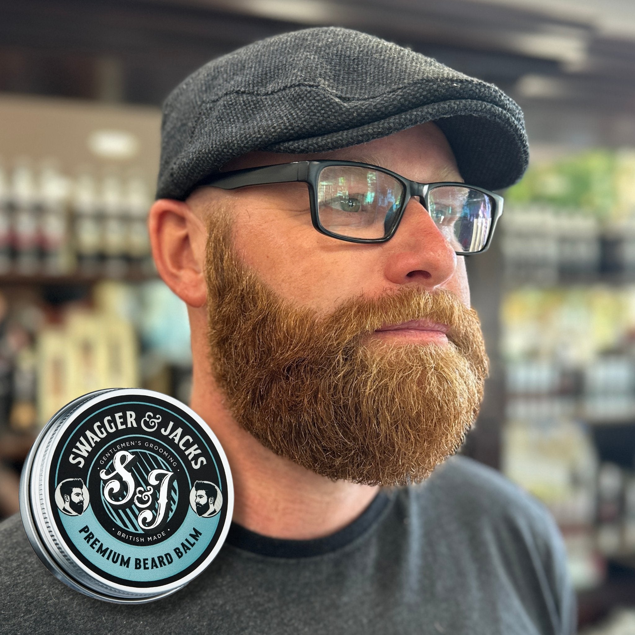 Swagger & Jacks Premium Beard Balm – 100% natural beard styling balm with Babassu & Jojoba Oils