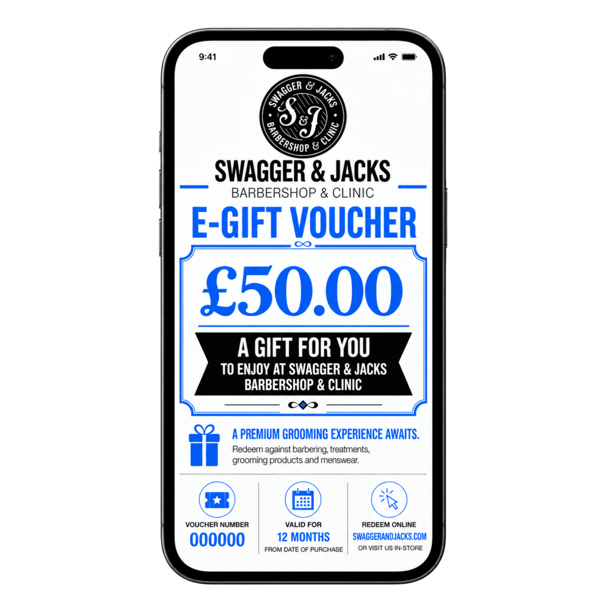 Swagger and Jacks E-Gift Vouchers - Swagger & Jacks Ltd