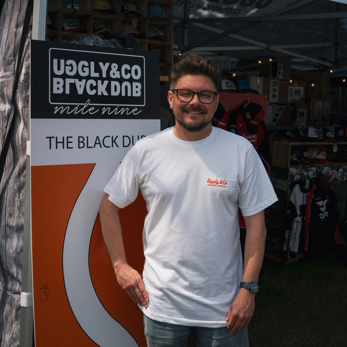 Uggly & Co Steve Day ‘The Map’ x Diamond White T-Shirt