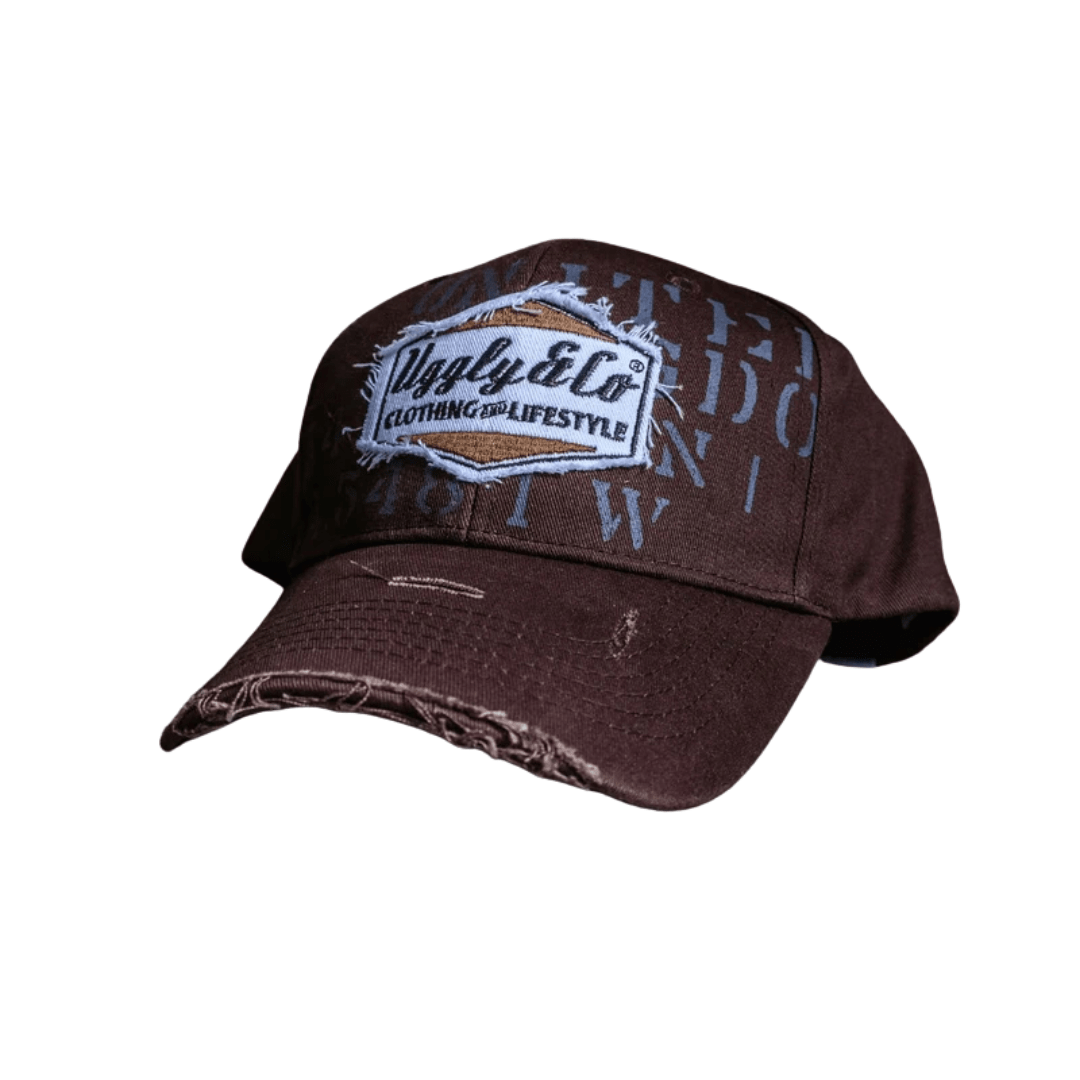 Uggly & Co Brown 'Aviation' Diamond Trucker Hat - Swagger & Jacks Ltd