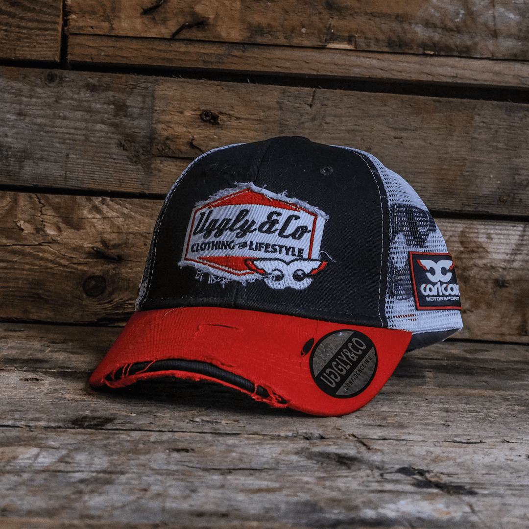 Uggly & Co Carl Cox Motorsport x Diamond Trucker Cap - Swagger & Jacks Ltd