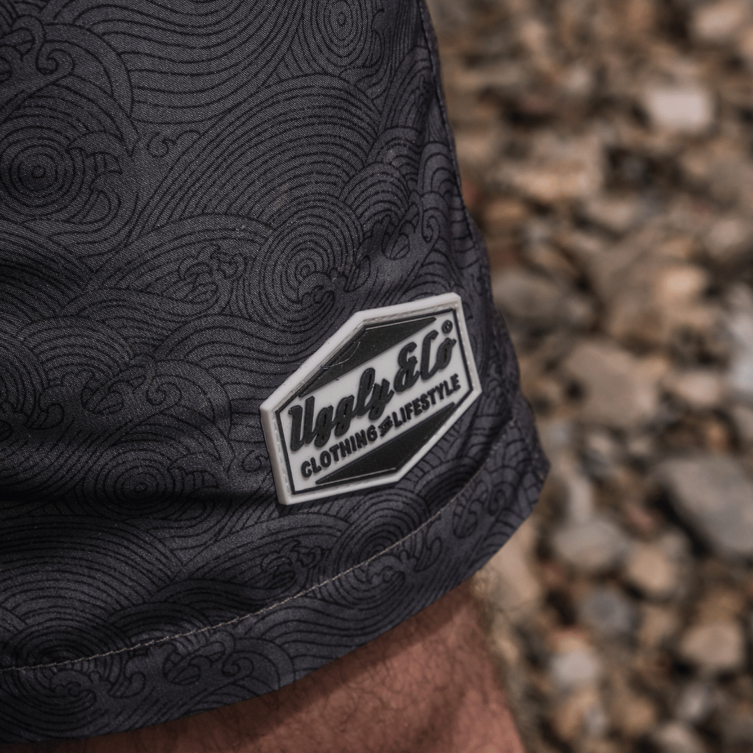 Uggly & Co Black Diamond Swim Shorts