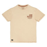 Von Dutch Arizo T-Shirt Cream - Swagger & Jacks Ltd