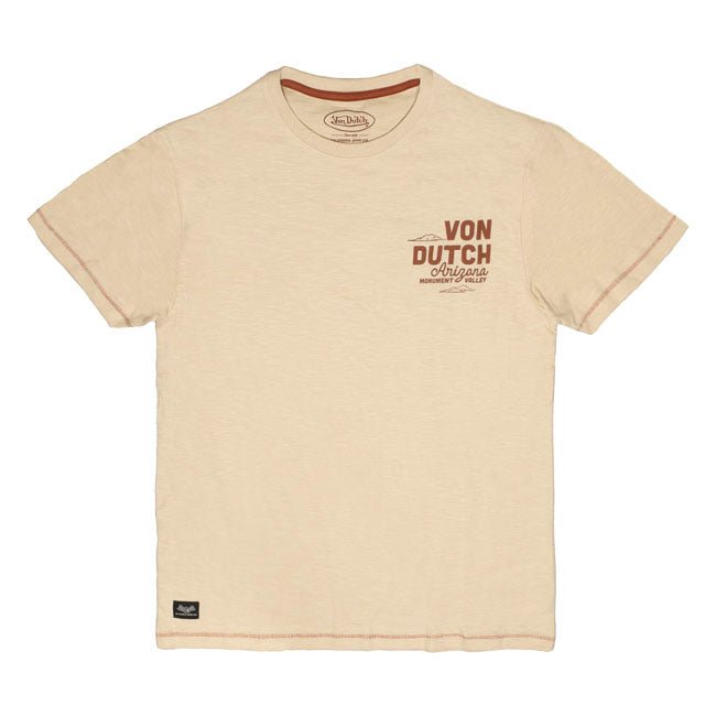 Von Dutch Arizo T-Shirt Cream - Swagger & Jacks Ltd