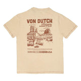 Von Dutch Arizo T-Shirt Cream - Swagger & Jacks Ltd