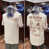 Von Dutch Arizo T-Shirt Cream - Swagger & Jacks Ltd