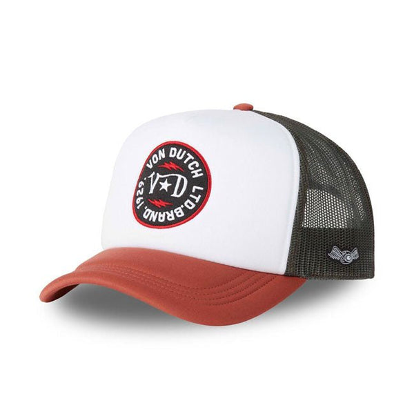 Von Dutch Foam Cap Brown/White/Blue - Swagger & Jacks Ltd