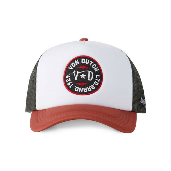 Von Dutch Foam Cap Brown/White/Blue - Swagger & Jacks Ltd