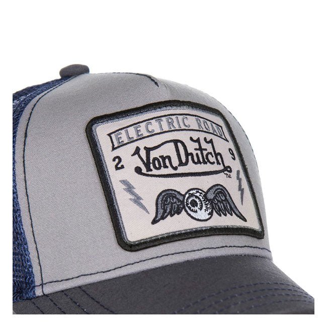 Von Dutch Heritage Cap Square Patch Blue - Swagger & Jacks Ltd