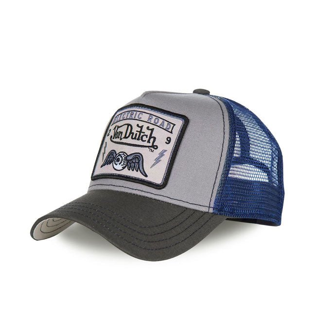 Von Dutch Heritage Cap Square Patch Blue - Swagger & Jacks Ltd