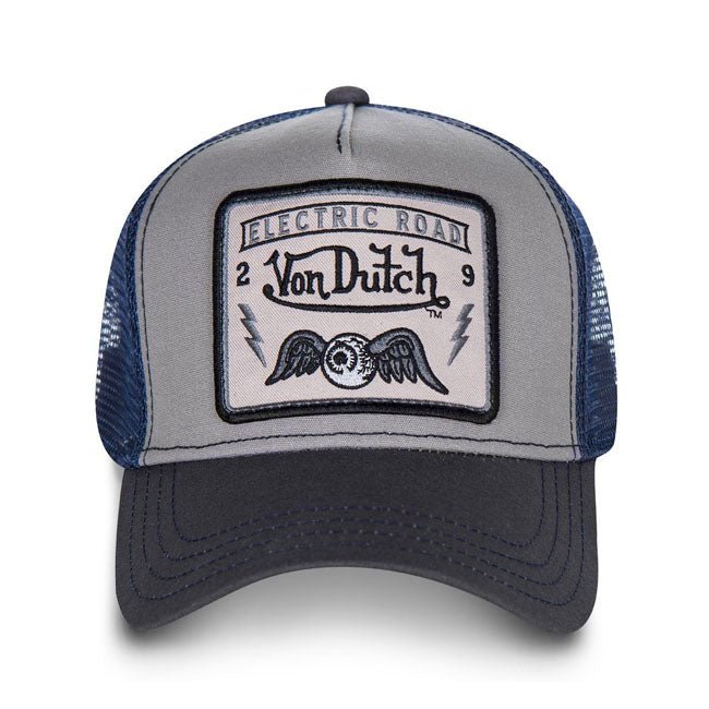 Von Dutch Heritage Cap Square Patch Blue - Swagger & Jacks Ltd