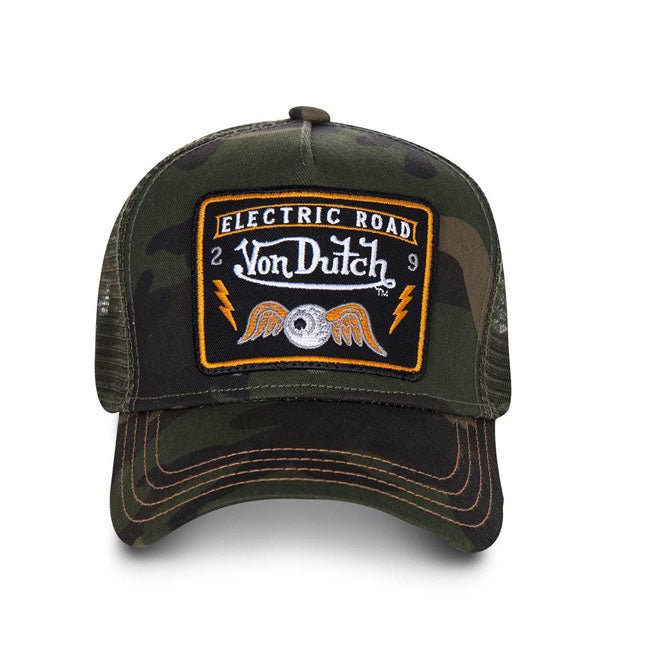 Von Dutch Heritage Cap Square Patch Camo - Swagger & Jacks Ltd