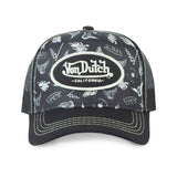 Von Dutch Lifestyle Cap Graphic Design Black/White - Swagger & Jacks Ltd