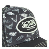 Von Dutch Lifestyle Cap Graphic Design Black/White - Swagger & Jacks Ltd