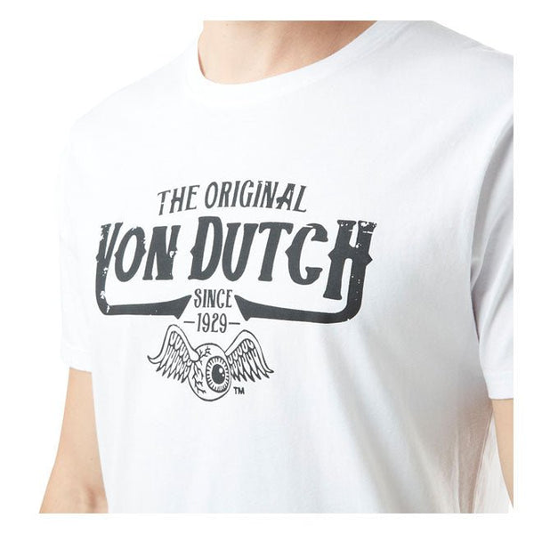 Von Dutch Original T-Shirt White - Swagger & Jacks Ltd