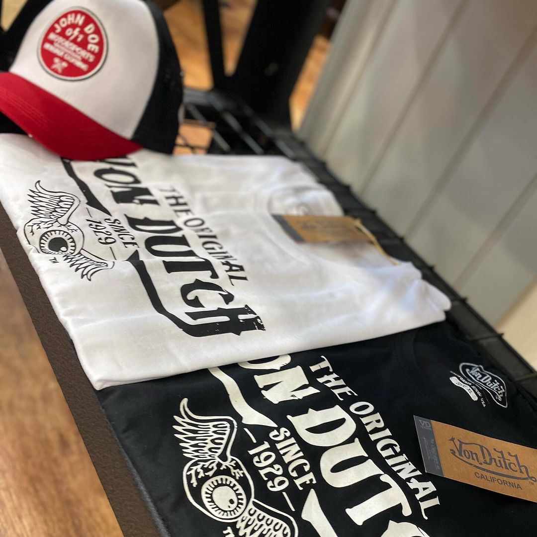 Von Dutch Original T-Shirt White - Swagger & Jacks Ltd