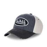 Von Dutch Permament Cap Denim, White, Anthracite Denim - Swagger & Jacks Ltd