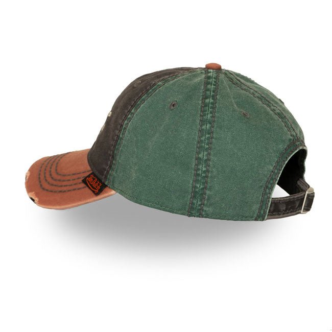 Von Dutch Retro Fire Fuel Cap Black/Brown/Green - Swagger & Jacks Ltd