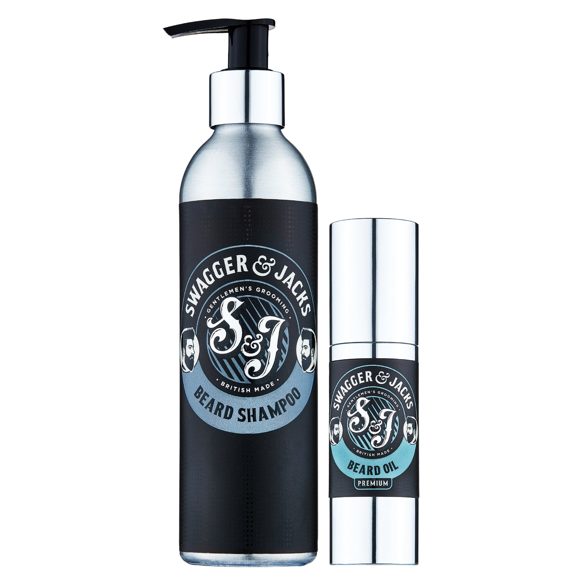Beard Shampoo + Premium Beard Oil - Swagger & Jacks Gentlemen's Grooming Ltd