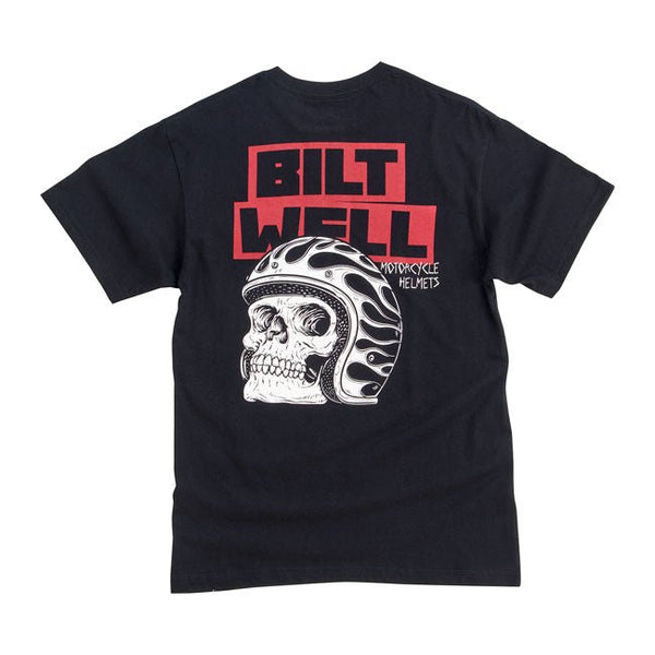 Biltwell Skull Pocket T-Shirt Black - Swagger & Jacks Gentlemen's Grooming Ltd