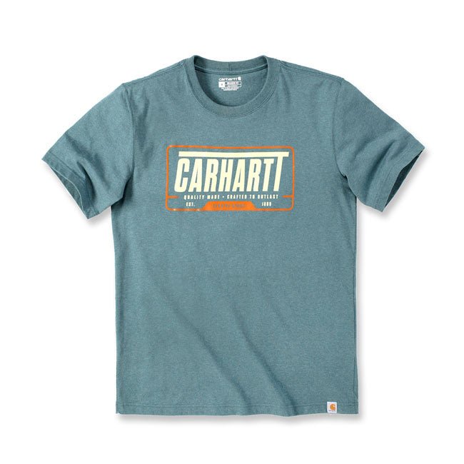 Carhartt Heavyweight T-Shirt Sea Pine Heather - Swagger & Jacks Ltd