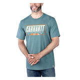 Carhartt Heavyweight T-Shirt Sea Pine Heather - Swagger & Jacks Ltd