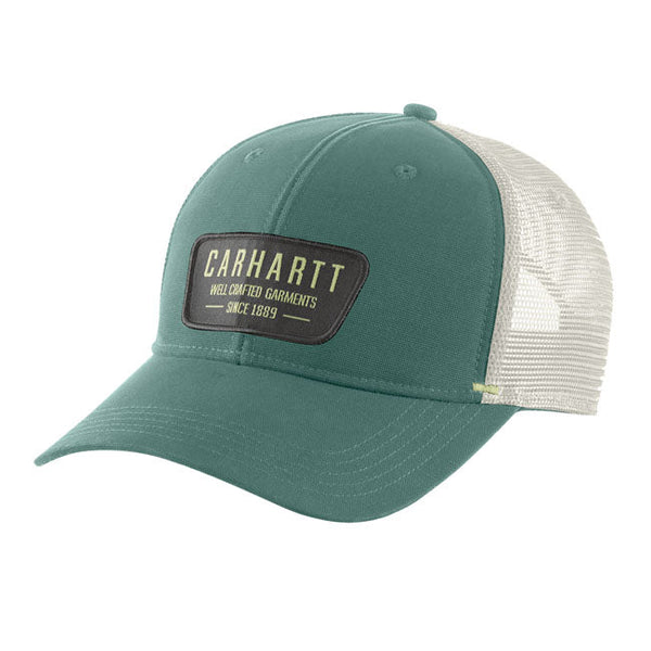 Carhartt Mesh Back Crafted Patch Cap Slate Green - Swagger & Jacks Ltd