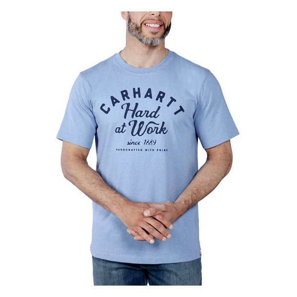 Carhartt Relaxed Fit T-Shirt Skystone Heather - Swagger & Jacks Ltd