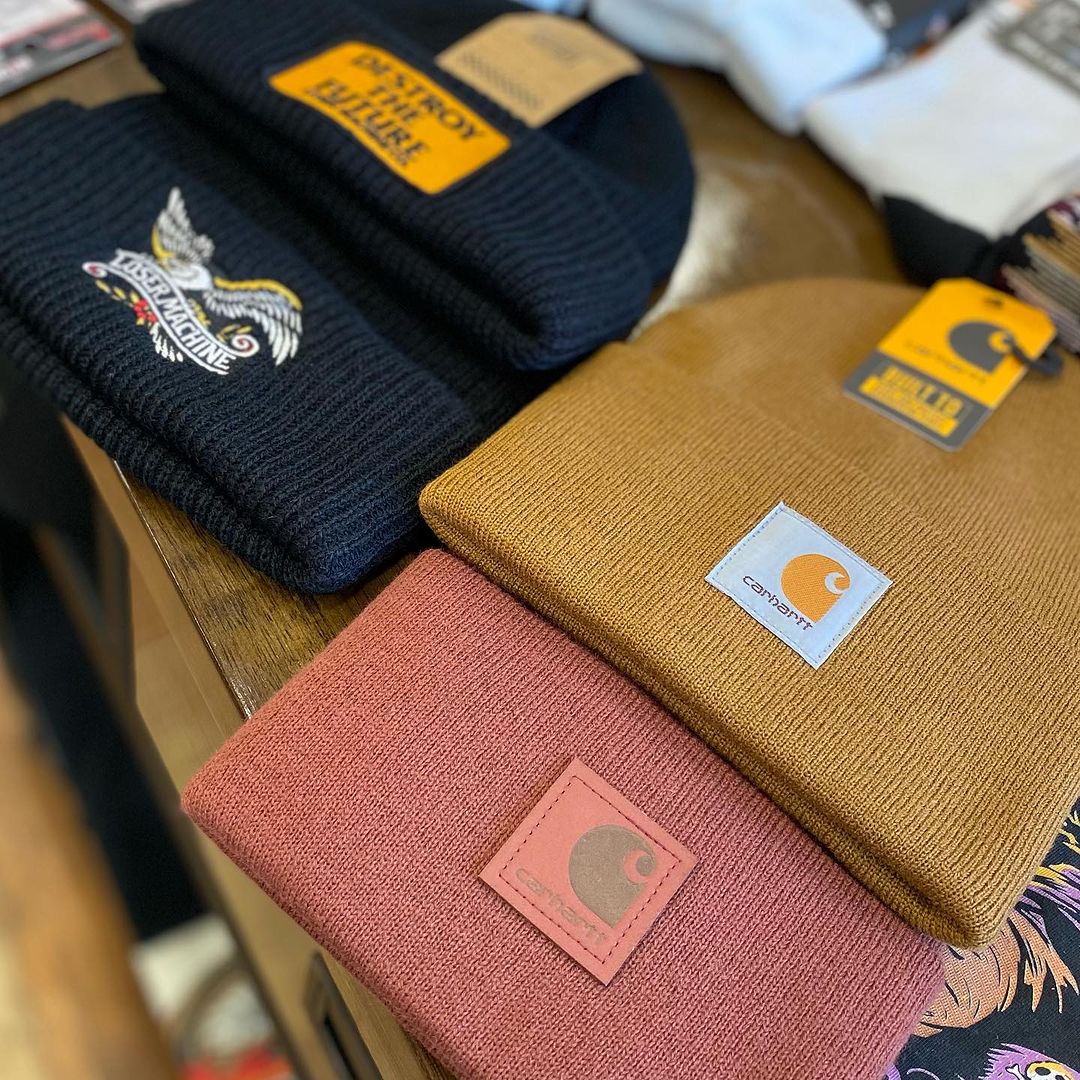 Carhartt Rib Knit Beanie Watch, Carhartt Brown - Swagger & Jacks Ltd