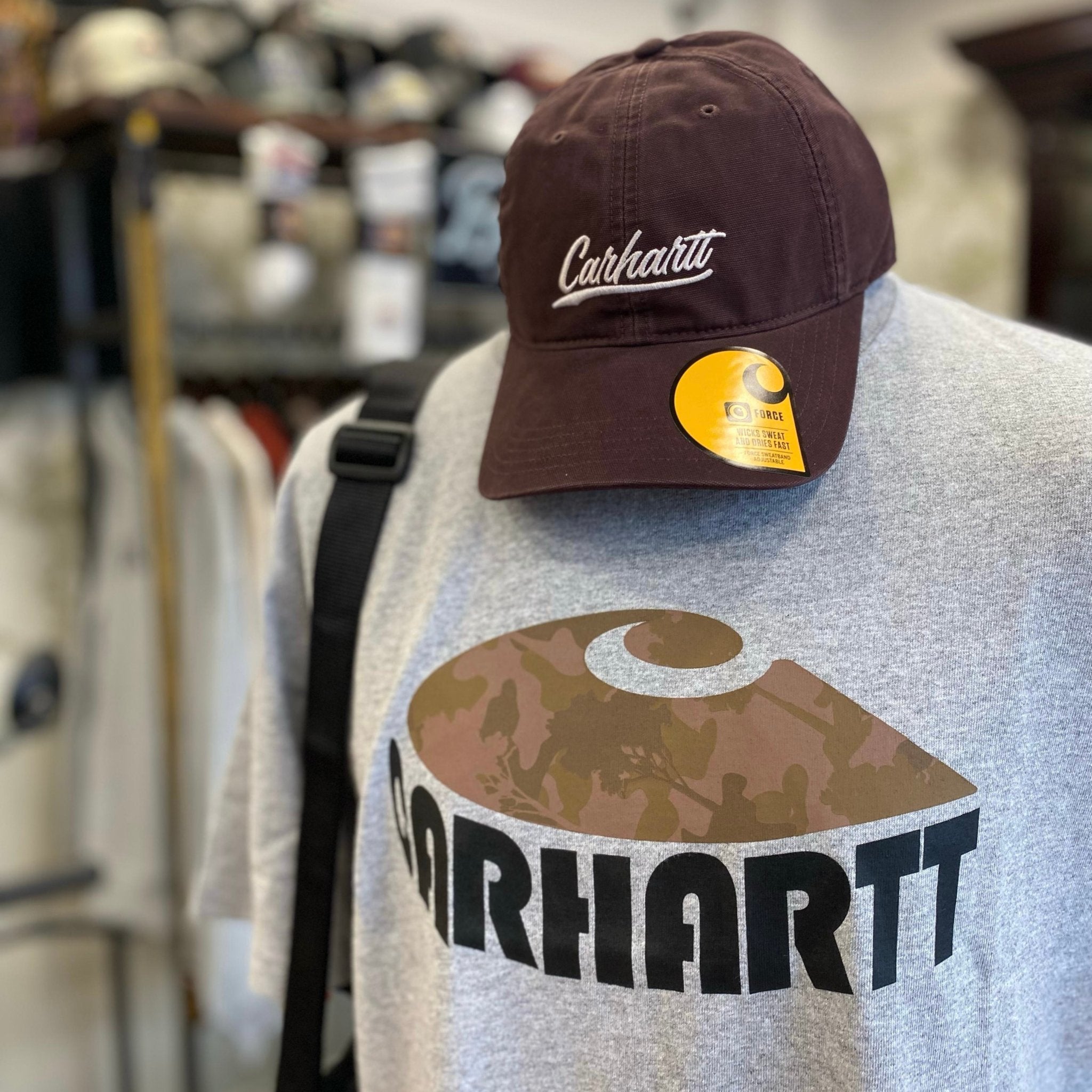 Carhartt S/Sleeve Camo C Graphic T-Shirt Heather Grey - Swagger & Jacks Ltd