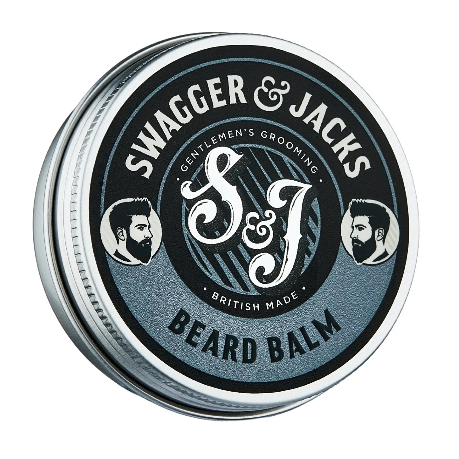 Swagger & Jacks Classic Beardcare Set contents – beard shampoo, oil, and balm in recyclable packaging