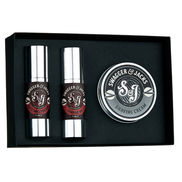 Classic Shaving Gift Box Set - Swagger & Jacks Gentlemen's Grooming Ltd