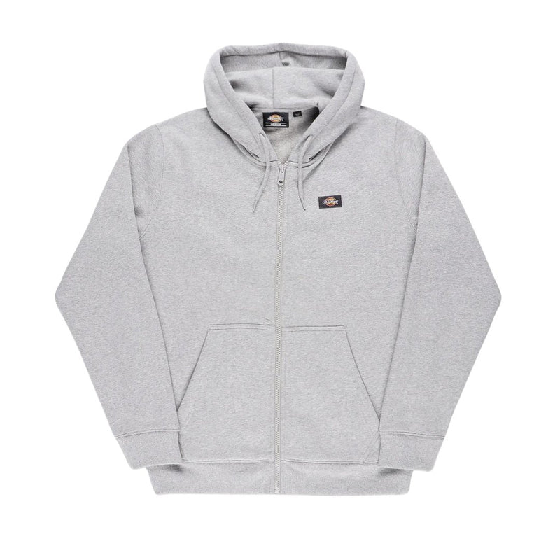 Dickies Oakport Zip Hoodie Grey Melange - Swagger & Jacks Gentlemen's Grooming Ltd