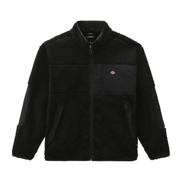 Dickies Red Chute Fleece Jacket Black - Swagger & Jacks Gentlemen's Grooming Ltd