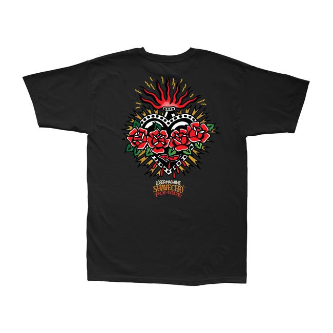 Loser Machine El Corazon T-Shirt Black - Swagger & Jacks Gentlemen's Grooming Ltd