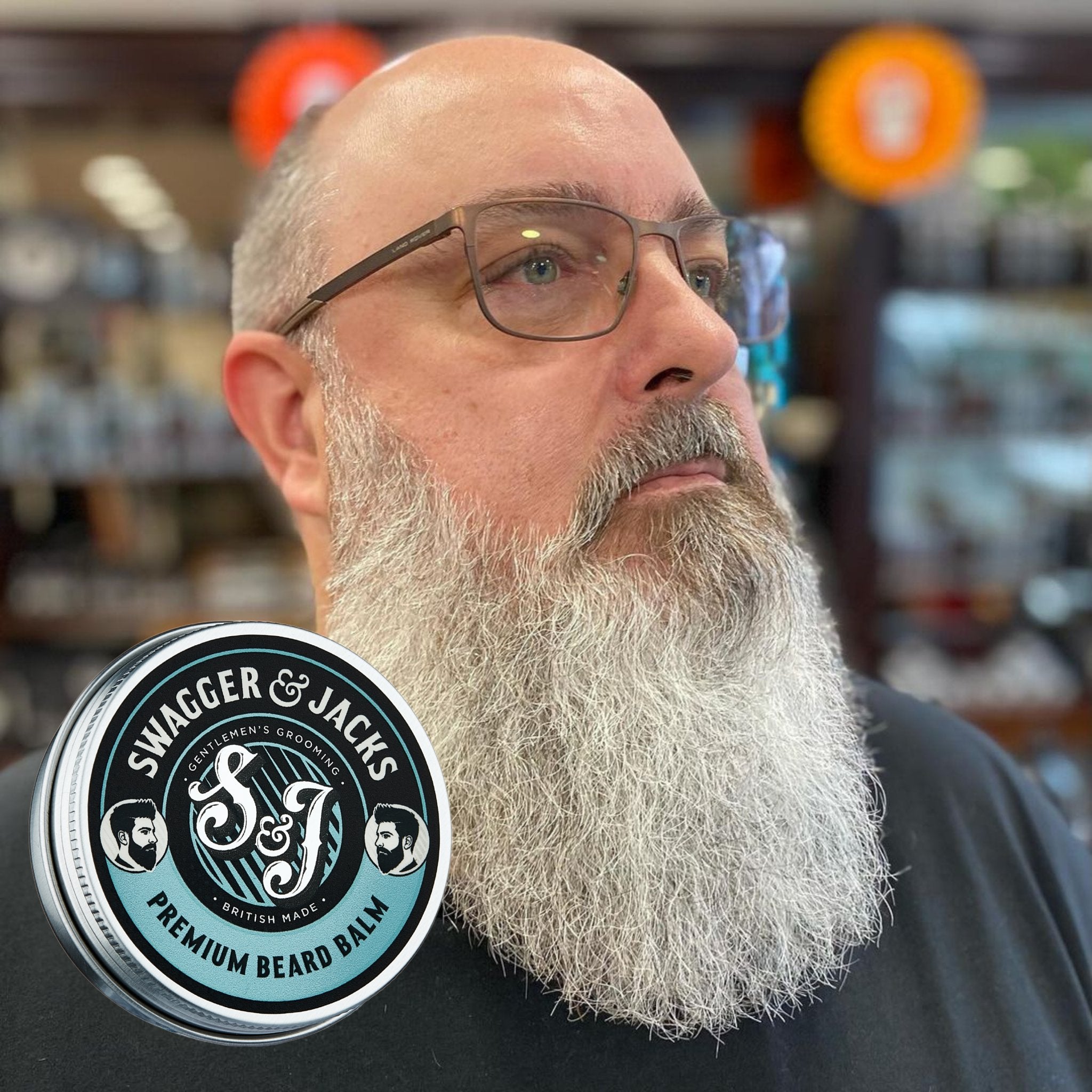 Premium Beard Balm + Kent Beard Styling Brush - Swagger & Jacks Ltd