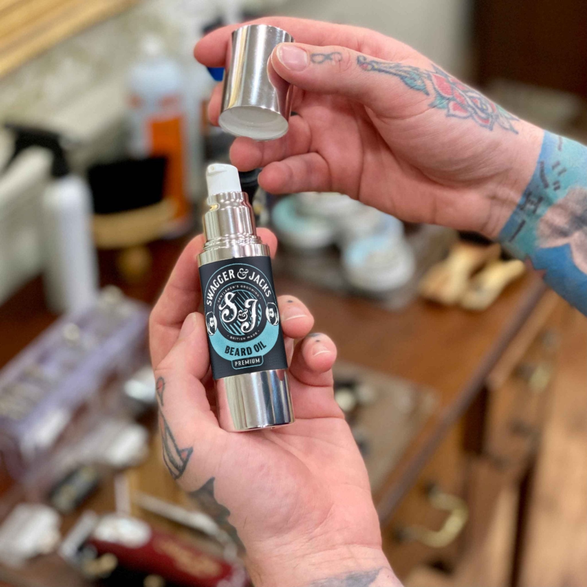 Swagger & Jacks Premium Beard Oil  – vegan non-greasy beard softener as featured in GQ Magazine