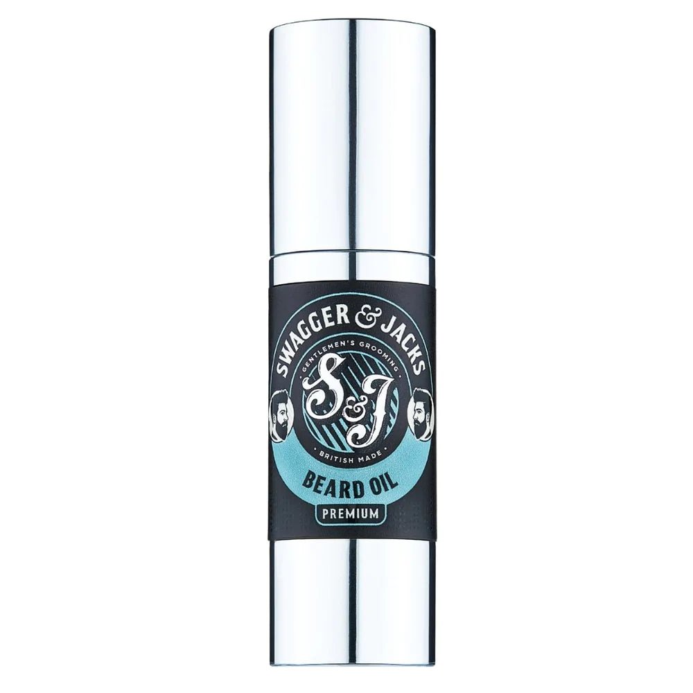 Premium Beard Oil + Kent Beard Styling Brush - Swagger & Jacks Gentlemen's Grooming Ltd