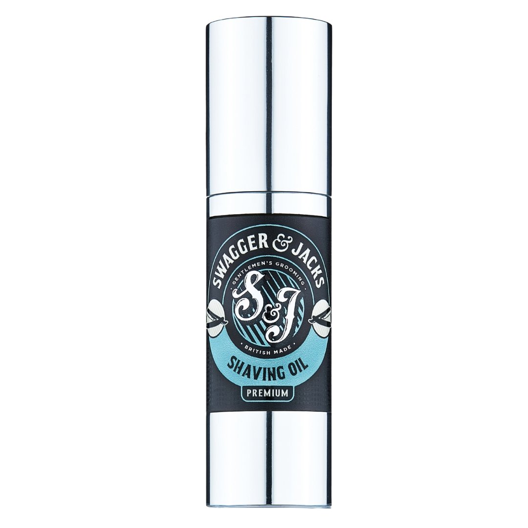 Swagger & Jacks Premium Shave Oil – vegan shaving oil with Vanilla & Oak Moss fragrance