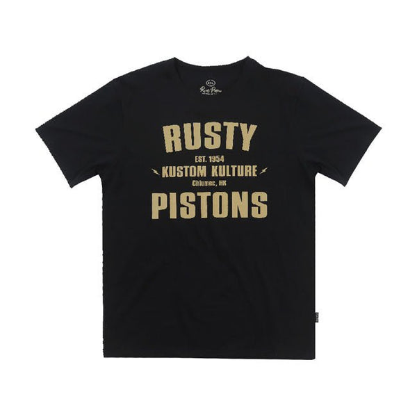 Rusty Pistons Irwindale T-Shirt Black - Swagger & Jacks Ltd