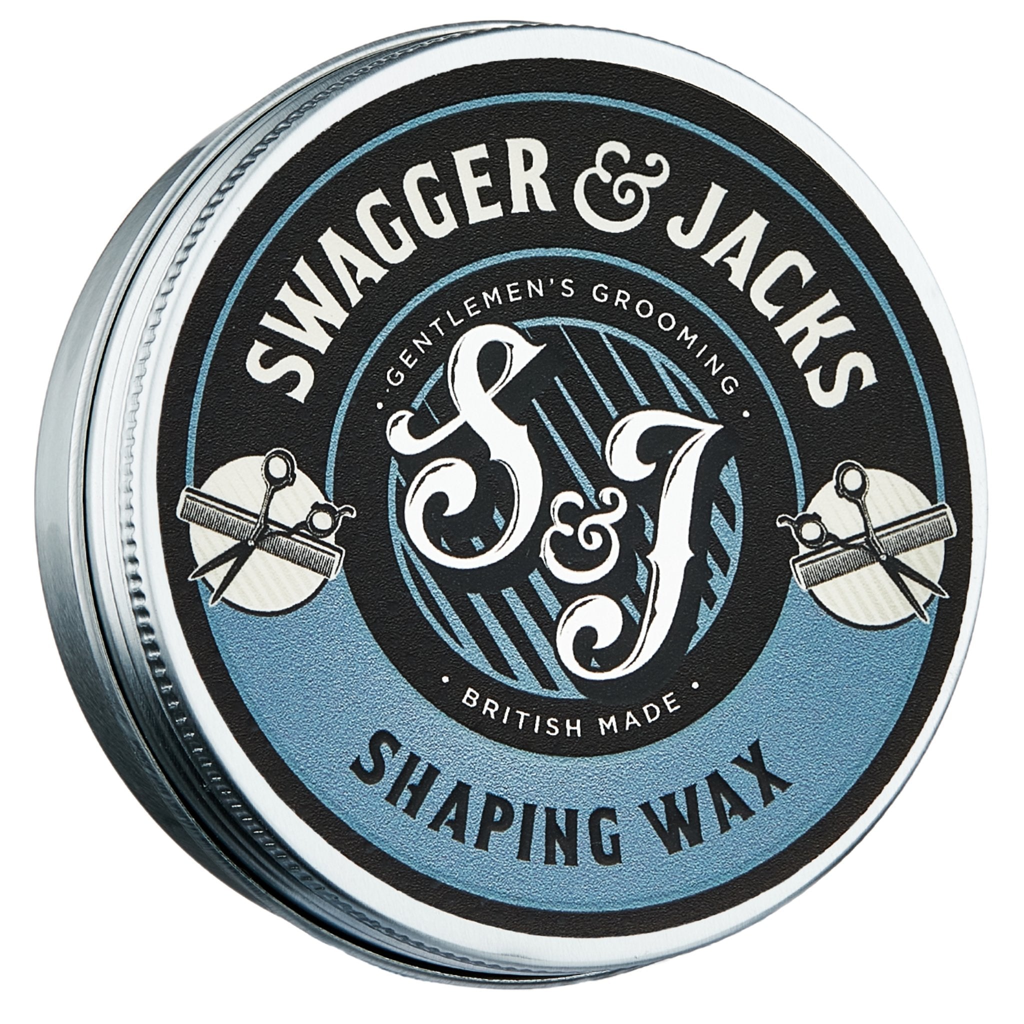 Swagger & Jacks Shaping Wax – firm hold water-soluble hair wax for medium to thick hair