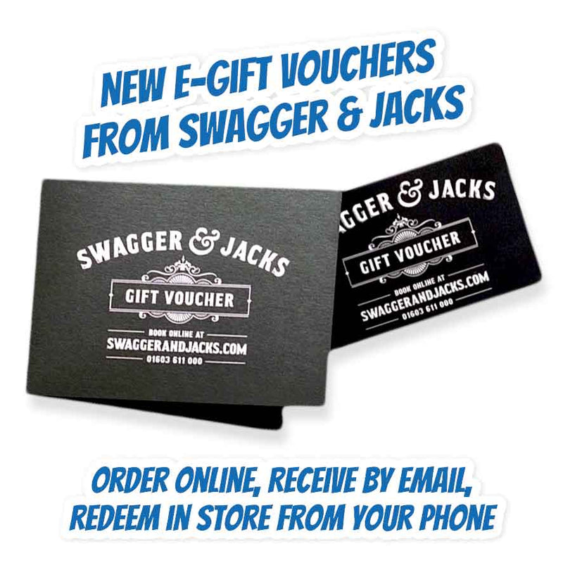 Swagger and Jacks E-Gift Vouchers - Swagger & Jacks Gentlemen's Grooming Ltd