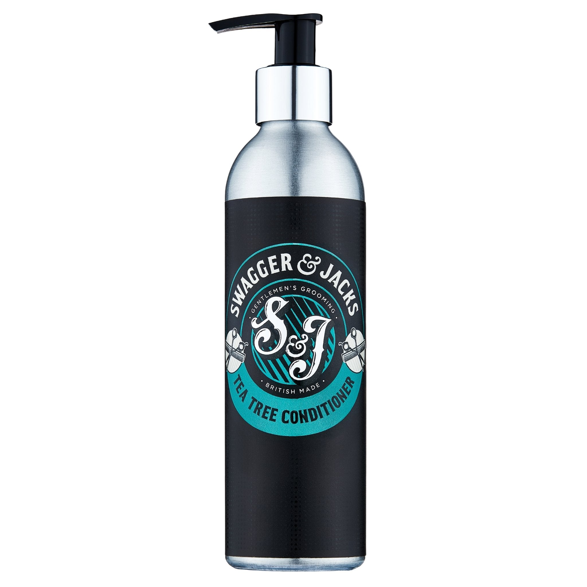 Swagger & Jacks Tea Tree Conditioner – vegan antibacterial formula for scalp and beard care