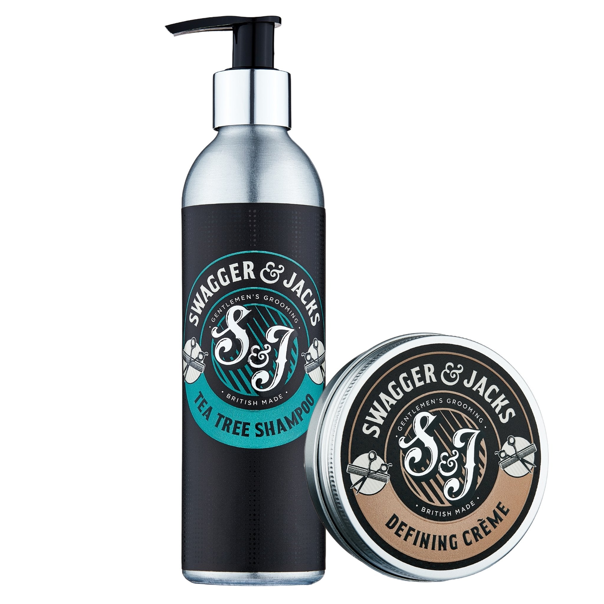 Tea Tree Shampoo + Defining Creme - Swagger & Jacks Gentlemen's Grooming Ltd